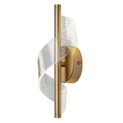 Rabalux Led zidna lampa Zofrael, 6W, 3000K, 30cm, Zlatne boje