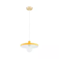 Luster na sajli LITO 1xE27/15W/230V žuta
