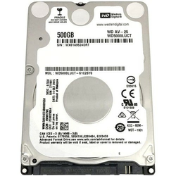 Western Digital 500GB AV 2,5” SATA Notebook HDD | WD5000LUCX Refurbish