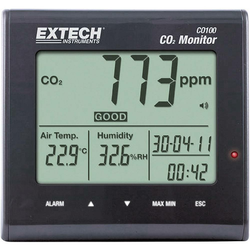 Extech Extech CO100 merilnik kakovosti zraka, prikaz CO2 (0 - 9999ppm), temperature zraka (-5° C