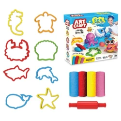DEDE Testo sa kalupom ArtCraft Morske životinje 200g