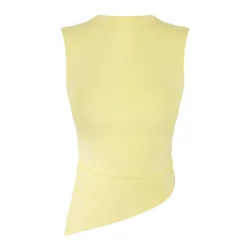TRENDYOLMILLA Ženska bluza Twoss24Bz00534, Svetložuta
