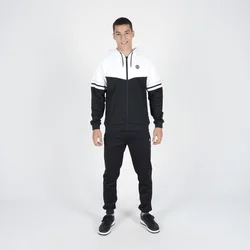 Sergio Tacchini Muška komplet trenerka Mass, Crno-bela