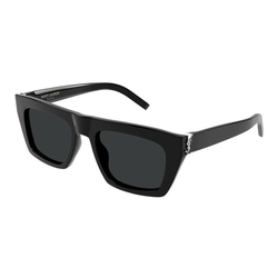 Saint Laurent SLM131 001 ONE SIZE (52) Črna/Siva