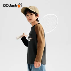 QQ Duck Majica dugih rukava za dečake, Siva