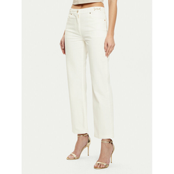 Guess Hlače iz tkanine 4BGA02 7173A Rjava Regular Fit