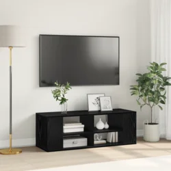 Set TV komoda Crni hrast 102 x 35 x 35 cm Konstruirano drvo