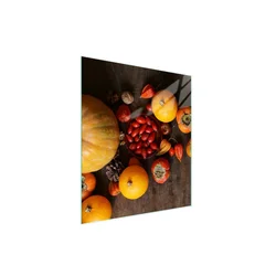 shumee Steklena deska za rezanje 45x52 Zelenjava