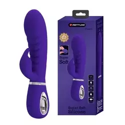 Vibrator Super Soft Prescott, 20cm, Ljubičasti