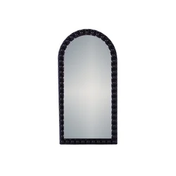 DIKER HOME Zidno ogledalo, 83x42cm, Crno