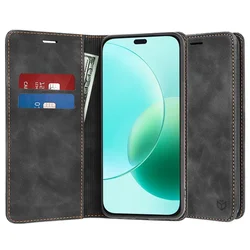 Techsuit - Confy Cover preklopna torbica za Honor 400 Lite - crna