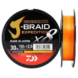 J-BRAID EXPED. X8E 0.18mm-150m smash orange (12550-018)