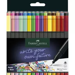 Faber Castell lajner GRIP 1/30 pastel+neon