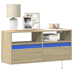 Zidni TV ormarić LED boja hrasta sonome 100x31x45 cm