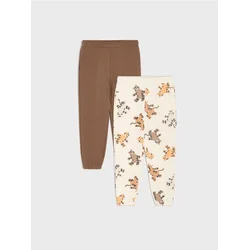 Sinsay - Loose fit pantalone sa motivom životinja - šareno