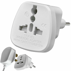 Električni potovalni adapter vtič EU UK PL US švica AKCIJA - VERK GROUP