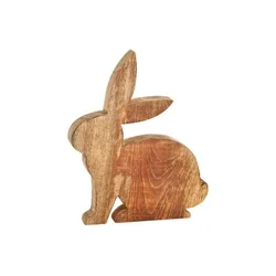 Dekordom Uskršnja dekoracija rabbit mangowood 20cm 10056004 - brown ( 039750 )
