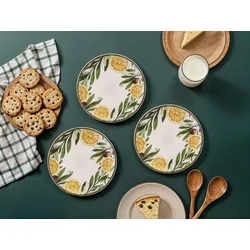 Hermia Set dezertnih tanjira, 6 komada, Žuti