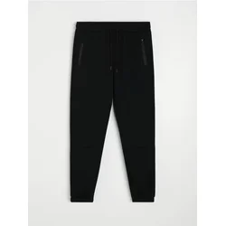 Sinsay - Slim fit trenerka sa dodatkom viskoze - crno