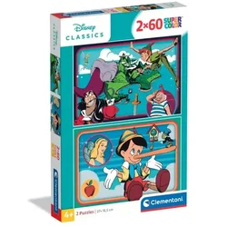 shumee Sestavljanka 2 x 60 kosov. Super barvita. Disneyjeva klasika.