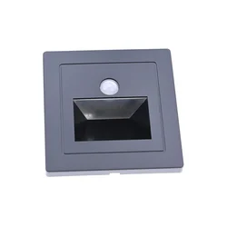 LED svetiljka za stepenište sa senzorom pokreta i sumraka LED/3W/230V 6000K crna