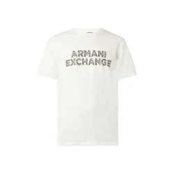 ARMANI EXCHANGE Majica črna/off-bela