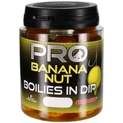 Starbaits Boilies in Dip Probiotic BANANA NUT 24mm/150g