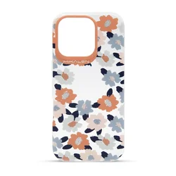 Futrola Mikalen Blooming Flowers za Iphone 16 Pro DZ1, Bela