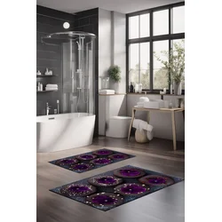 Lessentiel Maison Set prostirki za kupatilo CT-5369, 2 Komada, Ljubičasta
