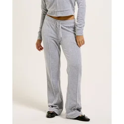 Juicy Couture Ženski donji deo trenerke Tina, Sivi