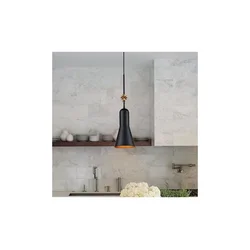 Elstead ETOILE-P-M-MB - Viseći luster ETOILE na sajli 1xE27/60W/230V prečnik 17,8 cm crna