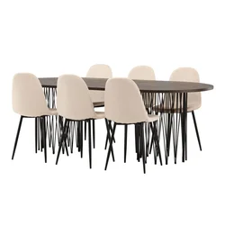 jedilnica set Dallas 4062 74x100x220cm
