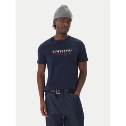 Tommy Jeans Majica DM0DM21978 Mornarsko modra Regular Fit