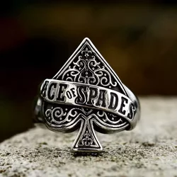 Prstan Ace Of Spade - SS8-955R