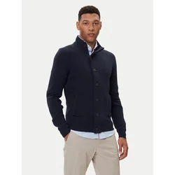 Barbour Pletena jopica Essential Elbow-Patch MKN0731CH51 Mornarsko modra Regular Fit