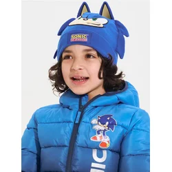 Sinsay - Pamučna beanie kapa Sonic the Hedgehog - plava