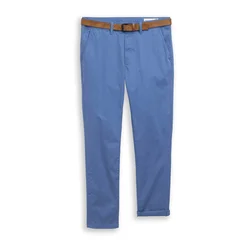 TOM TAILOR DENIM Chino hlače nebeško modra