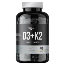 Basic Supplements Vitamin D3 + K2 Pro, 90 kapsula