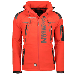 Moška softshell jakna GEOGRAPHICAL NORWAY TECHNO rdeča