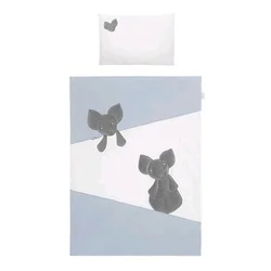 6-delna posteljnina Belisima Mouse 100/135 modra
