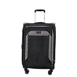 KOVČEK POTOVALNI TRAVEL AND MORE SREDNJI ČRN 67x40x27cm 70L