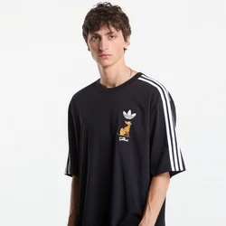 Majice adidas Little Santas Helper Graphic Oversized T-shirt Black L