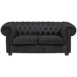 Landscape CHESTERFIELD ZOFA, temno siva tekstil