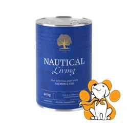 ESSENTIAL Ukusna pašteta sa komadićima lososa i bakalara namenjena ishrani odraslih pasa svih rasa Nautical Living Pate 400g