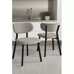 HANAH HOME Set stolica (2 dela) Toldy Grey Black