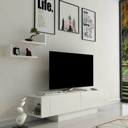 HANNAH HOME TV komoda Matera, White