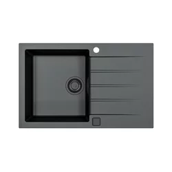 Alveus sudopera Cadit 20 g91 - crna sa crnim sifonom   790 x 500 x 198 mm