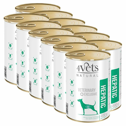 4Vets Natural Veterinary Exclusive HEPATIC 12x400 g