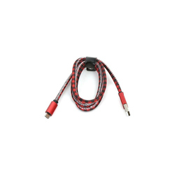 USB kabel USB A/Micro USB konektor 1m rdeč