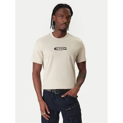 G-Star Raw Majica Old Skool D25967-C812 Bež Regular Fit